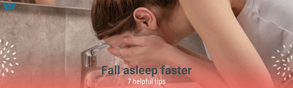 Fall asleep faster; 7 helpful tips